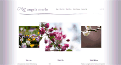 Desktop Screenshot of angelamerlo.com